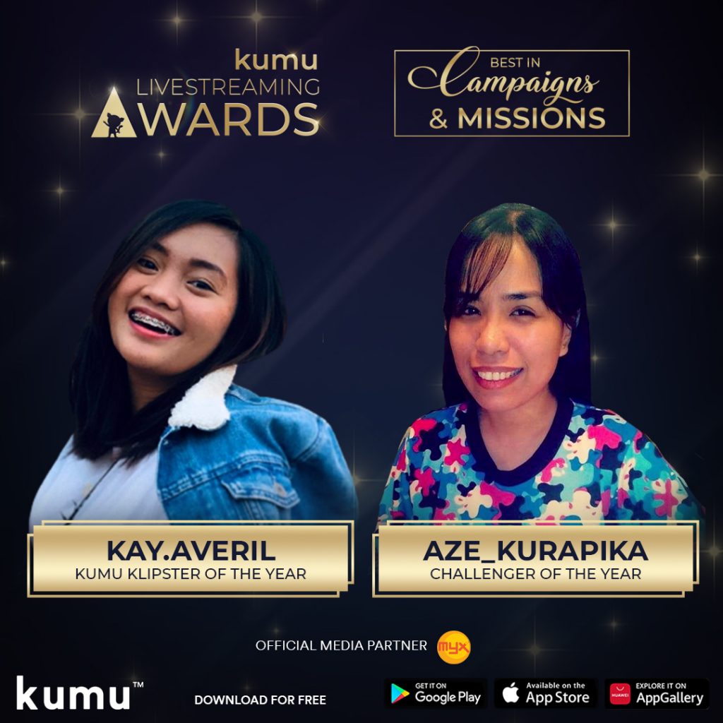 Follow The WINNERS Of The First kumu Livestreaming Awards, Airing on MYX